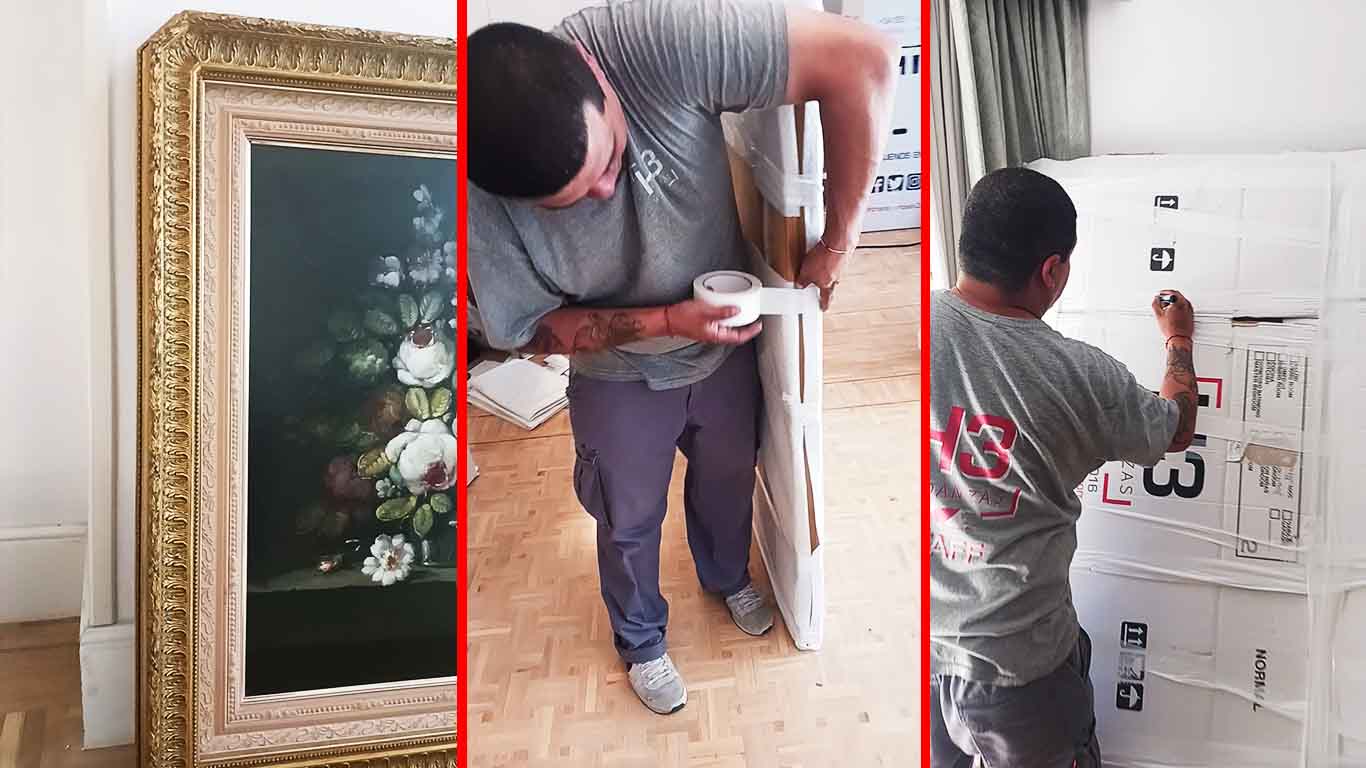 Transporte Seguro de Cuadros en Mudanzas