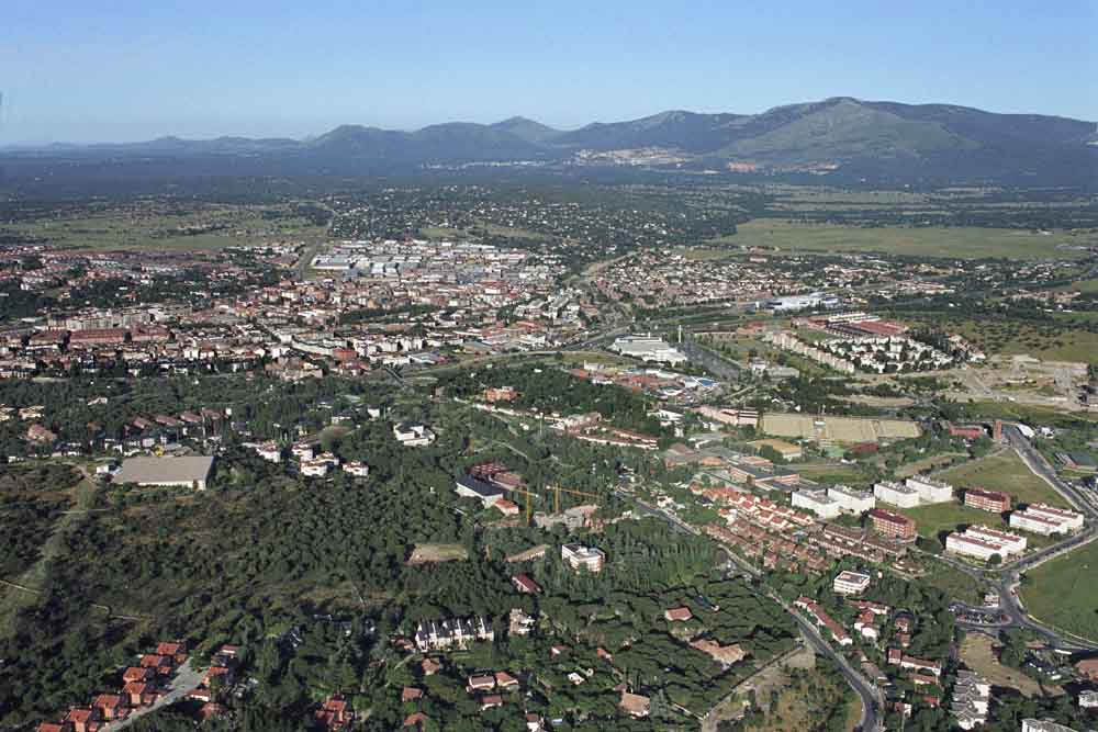Vista aérea de Collado de Villalba