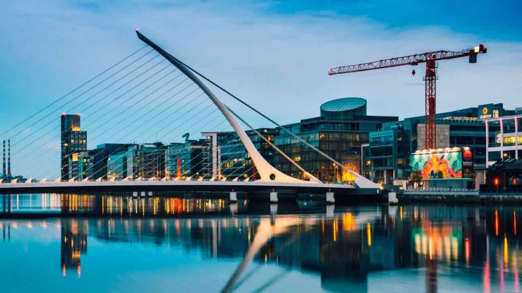 Ballsbridge y Grand Canal Dock en Irlanda